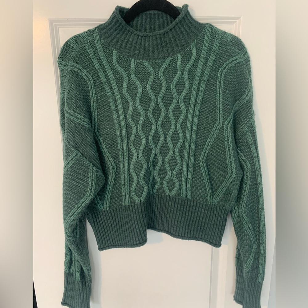 Arizona Jean Co | Knit Sweater | XS/S | Forest Green Turtleneck Sweater